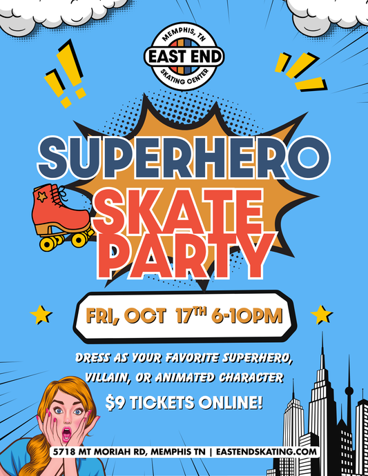 Super Hero Skate Party