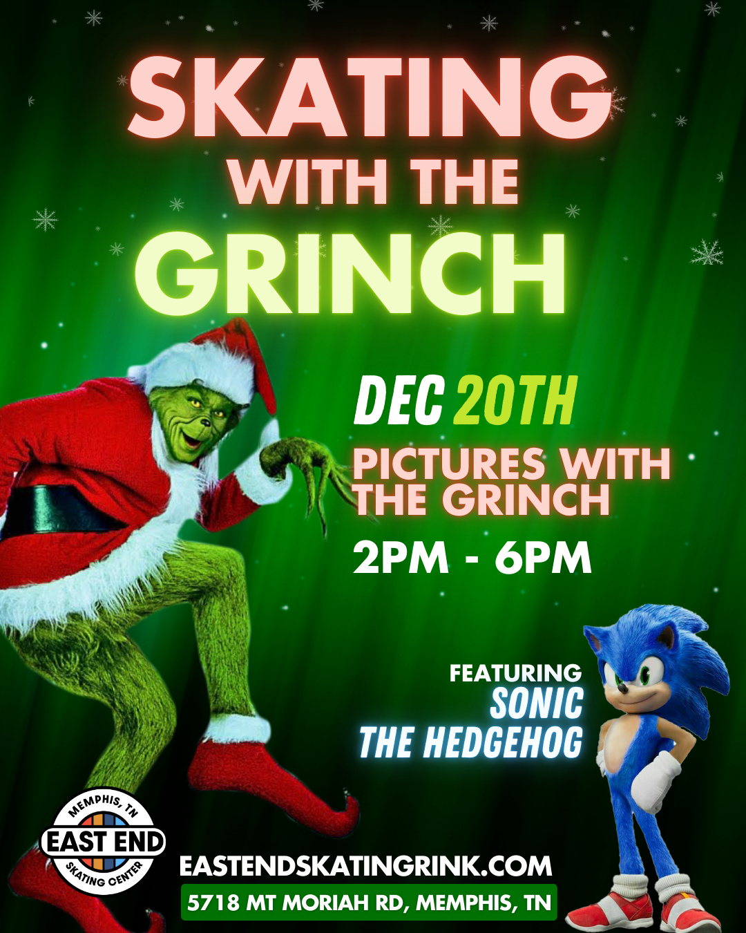 Skating With The Grinch Admission
